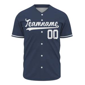 Jersey de béisbol de nuevo diseño Venta caliente Equipo de desgaste 100% poliéster hecho Conjunto de Jersey de béisbol al por mayor - Product Image 3