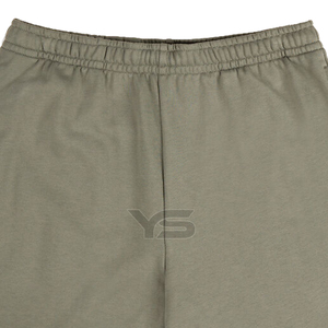 Logo personnalisé ODM Service Shorts pour hommes Active Wear Shorts pour hommes avec cordon de serrage Shorts d'été en coton uni Shorts de sport pour hommes - Product Image 2