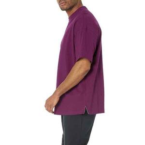 Camiseta Casual Vintage Oversize para Hombre, Tejido de Punto Suave, Suministro al por Mayor, Corte Holgado, 100% Algodón, 300g, Antiarrugas, Transpirable - Product Image 2