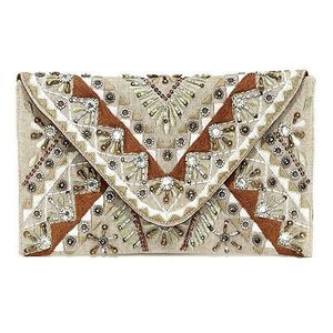 Solder <b>bags</b> Seed Beads Embroidery <b>Clutch</b> <b>Bag</b> Beaded <b>Clutch</b> Intricate Design Artisanal Floral Motif Hand stitched <b>Small</b> Beads - Product Image 3