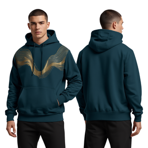 Custom Cotton Fleece Hoodie Premium Printed Street Fashion Pullover OEM Wholesale Manufacturer - Product Image 1