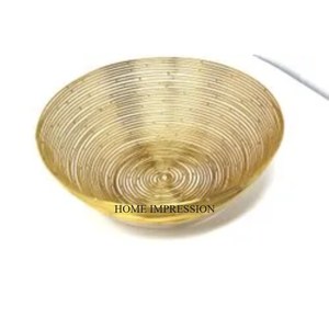 Centro de mesa hecho de Metal de alta calidad pulido brillante de color plateado de diseño único cesta de fruta y pan - Product Image 6