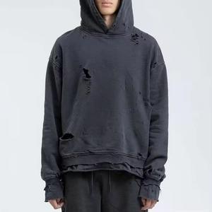 Sweat-shirts à capuche oversize pour femmes et couples, pulls épais vintage délavés à l'acide 2026 - Product Image 3