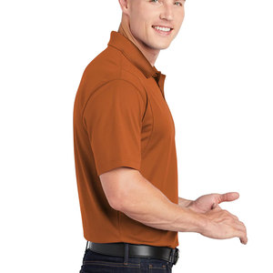 100% poliéster liso en blanco Golf deportes camisas logotipo personalizado bordado algodón hombres Polo camisa - Product Image 3