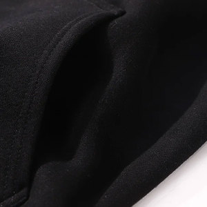 เสื้อมีฮู้ดแขนยาวสำหรับผู้ชาย, เสื้อแขนยาวลำลองทรงหลวมมีฮู้ดพิมพ์ลายดิจิตอลสีพื้นสำหรับฤดูหนาวสินค้ามาใหม่ - Product Image 2