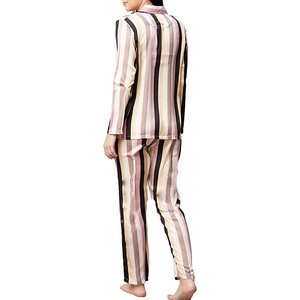 2024, venta al por mayor, ropa de dormir de seda 100% de lujo para mujer, pijama de muselina suave para verano e invierno, ropa de dormir transpirable de alta calidad - Product Image 3