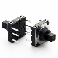 Bouton de réinitialisation multifonction 5D, interrupteur tactile électromagnétique à tête carrée en acier inoxydable, 6 broches, 5 directions, vertical