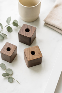 Portalápices Redondo Moderno Hecho a Mano de Madera Maciza Natural, Organizador de Escritorio Duradero, Soporte para Lápices para Oficina, Hogar y Mesas Escolares - Product Image 4