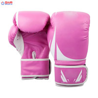 Guantes de Boxeo Personalizados al por Mayor, de Cuero Vacuno de Alta Calidad, Transpirables, Impermeables y Antideslizantes, S R Sports
