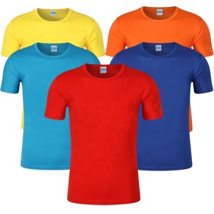 Camiseta personalizada de secado rápido con cuello redondo, camiseta de manga corta para correr Maratón, promoción barata de poliéster, camiseta lisa para hombres - Product Image 3