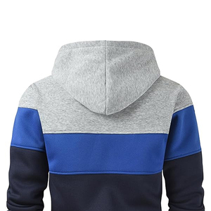 Hombres novedad <span class=keywords><strong>Color</strong></span> bloque pulóver estilo Casual manga larga con capucha en diferentes diseños más nuevo <span class=keywords><strong>Color</strong></span> sólido con capucha pulóver sudaderas con capucha - Product Image 6