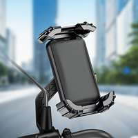 Support de téléphone portable sp-212 ABS noir, accessoires portables pour moto et vélo