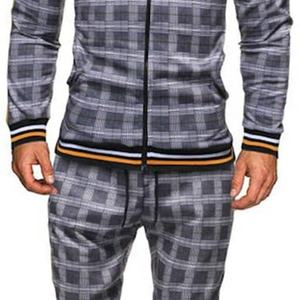 ชุดวอร์มแบบมีซิปสำหรับผู้ชาย,ชุดกีฬาแบบยั่งยืนน้ำหนักเบาระบายอากาศได้ดีตามสั่ง - Product Image 1