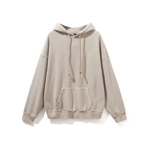 Sudadera con Capucha Personalizada para Hombre, Algodón de Alta Calidad, Estilo Casual Vintage con Logotipo Bordado en la Parte Delantera, Colores Personalizados Disponibles - Product Image 4