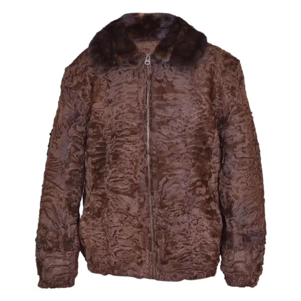Karakul Lamb Fur Coats Stylish Warm Winter Outwear