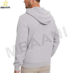 Sweat à capuche pour homme Jacquard à carreaux Pull à manches longues Casual Waffle Fashion Sweatshirts à capuche Chandails. - Product Image 3