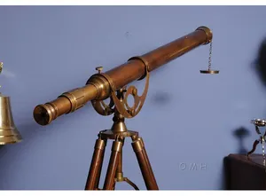 Kính Thiên Văn Bằng Đồng Tốt Nhất Với Lớp Hoàn Thiện Tự Nhiên Cho Phòng Thí Nghiệm Khoa Học Hàng Hải Cho Mục Đích Giáo Dục Với Mức Giá Thấp Moq Giá Rẻ - Product Image 5