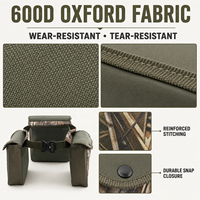 Cintura da Caccia per Piccioni e Tacchini Dove, in Oxford 600D, Resistente, Alta Pressione, Grande Capacità, Mimetica, con Tasche Multifunzione