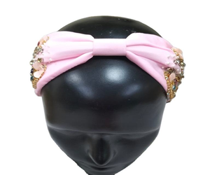 Accessoires de mode Bandeau brodé Beau accessoire pour cheveux avec pierres en relief - Product Image 2