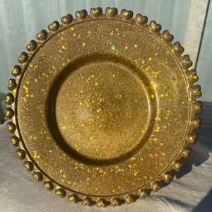 Round Resin Plate <b>for</b> Serving Durable Plate Perfect <b>for</b> Gifting or Interior Styling - Product Image 1