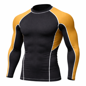 Camiseta de Compresión Unisex Premium para Entrenamiento, Gimnasio, MMA, Surf, Elástica en Cuatro Direcciones, Transpirable, de Secado Rápido, UPF50, Antibacteriana - Product Image 3