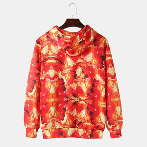 Sudadera con Capucha Extra Grande Personalizable de Algodón de 380 g para Hombre, Sudadera Corta de Lujo, Estilo Urbano, Gruesa, para Invierno, Lisa, Teñida, Estampada - Product Image 2