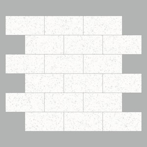 กระเบื้องโมเสคแบบเต็มรูปแบบลายอิฐสี่เหลี่ยม2x4สำหรับผนังห้องน้ำและพื้นที่อาบน้ำ - Product Image 1