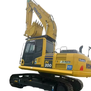 Excavatrice utilisée de KOMATSU PC200-8 du Japon état d'occasion de Cummins Engine de poids d'opération de 20 tonnes à vendre - Product Image 1