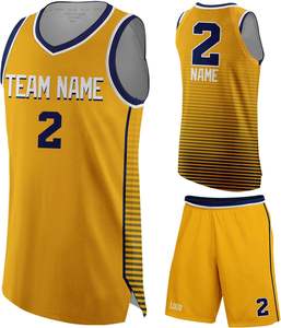 Vente en gros Maillot réversible grande taille Séchage rapide Personnalisé Respirant Sublimation Basketball Sportswear Ensembles de costumes - Product Image 6