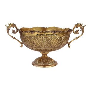 Tazón de Chocolate Decorativo de Latón, Forma Redonda, Diseño Clásico y Elegante, Nuevo Tazón de Chocolate - Product Image 3