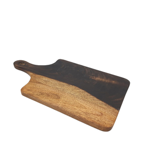 Tabla de cortar redonda de madera de mango, tabla de cortar de verduras de Color Natural para mesa y accesorios de cocina - Product Image 5