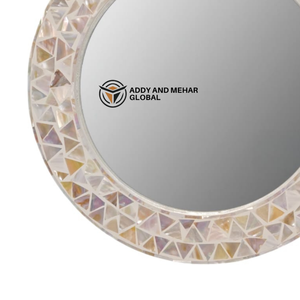 Miroir mural Art Déco en nacre incrustée, pièce maîtresse pour salon, chambre à coucher, mariage, disponible directement de l'usine, fournisseur indien - Product Image 5