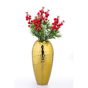 Decoración clásica para el hogar y el hotel para fiestas de boda, organizador de mesa, florero martillado de Metal hecho a mano de primera calidad, el mejor precio - Product Image 2