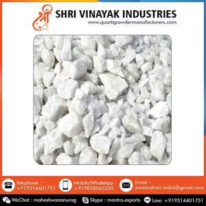 Độ Tinh Khiết Cao Tự Nhiên Silica Tinh Thể Thạch Anh Tuyết Trắng Nguyên Liệu Thạch Anh Khối U Trong Làm Sản Phẩm Thạch Anh - Product Image 4