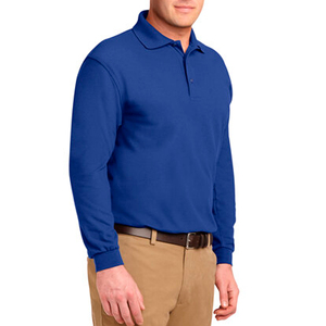 Camisas de Golf Personalizadas con Logotipo, 100% Algodón, Transpirables, Manga Larga para Hombre, para Otoño, de Bangladesh - Product Image 3