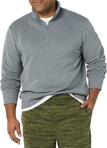 High Quality Winter Casual Hoodies Custom Logo Men Fleece Sweatshirt Quarter 1/4 Zip High Neck Quick Dry Breathable Cotton - Product Image 3