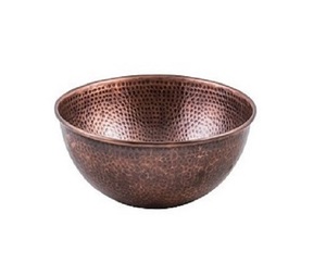 Éviers de cuisine indiens antiques en cuivre fantaisie Éviers de cuisine en métal sous le montage Évier en cuivre fait main - Product Image 4