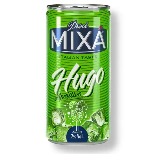 Mixa Hugo alcoholic beverage with wine and natural flavors