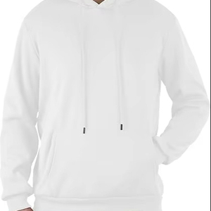 Hombres de alta calidad de algodón de lana gruesa pesada Sudadera con capucha personalizada Drop Shoulder Fleece Sudadera con capucha de gran tamaño - Product Image 1