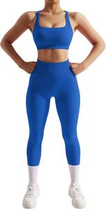 Ensemble de yoga au design personnalisé, prix de gros, ensemble de yoga sans couture à séchage rapide, meilleur matériau, leggings pour femmes - Product Image 3