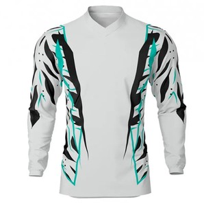 Maillot de Motocross Personnalisé pour Hommes 100% Polyester Impression par Sublimation Dirt Bike Vente en Vrac Quantité Fabrication Maillot de Motocross - Product Image 4