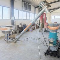 Nouvelle ligne de production de granulés d'aliments pour animaux BTMA, silencieuse, en acier inoxydable, mélangeur, convoyeur, capacité de 1000-1500 kg/h, automatique, personnalisable