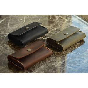 Tarjetero Delgado personalizado, regalo hecho a mano para él, billetera delgada de cuero, regalo de Navidad, regalo de Navidad, 2017 - Product Image 1