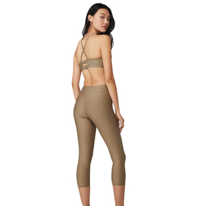 Ensembles de yoga de gymnastique pour femmes sans couture fabriqués en usine toile à séchage rapide imperméable à l'eau en motif solide taille 4XL prix quantité minimale de commande bas - Product Image 3