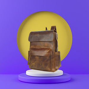 Mochila de cuero para computadora portátil Mochila elegante para comodidad portátil - Product Image 6