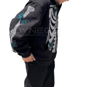 Sudaderas con Capucha de Invierno para Hombre, 100% Algodón, con Pedrería, Elegantes y Económicas, Personalizables - Product Image 4