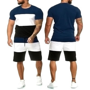Ensemble short et t-shirt surdimensionné unisexe décontracté d'été pour hommes Fonction respirante en coton éponge 290gsm avec un design confortable pour tous - Product Image 5
