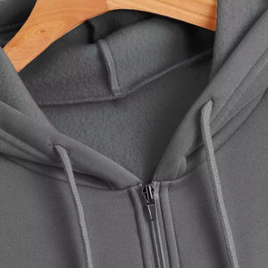 Sweat-shirt surdimensionné pour homme en tissu éponge de haute qualité, respirant et à séchage rapide, avec grande poche, taille et couleur personnalisables - Product Image 3