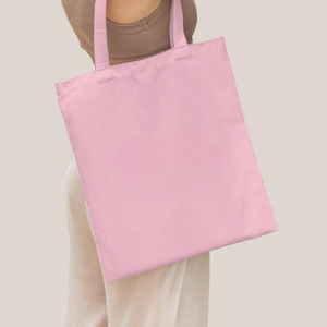 Manufacturer Custom Promotional Travel <b>Large</b> Canvas Tote Bag Cute Geometric Logo Print Washable Durable Blank Cotton ORCHID - Product Image 4