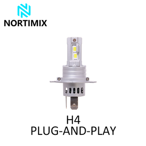 Bombilla <span class=keywords><strong>LED</strong></span> para Faros Delanteros de Coche, Enchufar y Usar, H1 H3 H4, Luz Alta y Baja, 6000K, Súper Brillante, Faros Delanteros <span class=keywords><strong>LED</strong></span> para Automóviles - Product Image 3